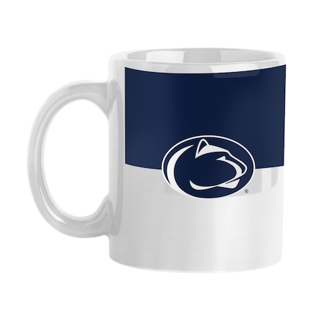Logo Brands Penn State 11oz Colorblock Sublimated Mug 196-C11M-11